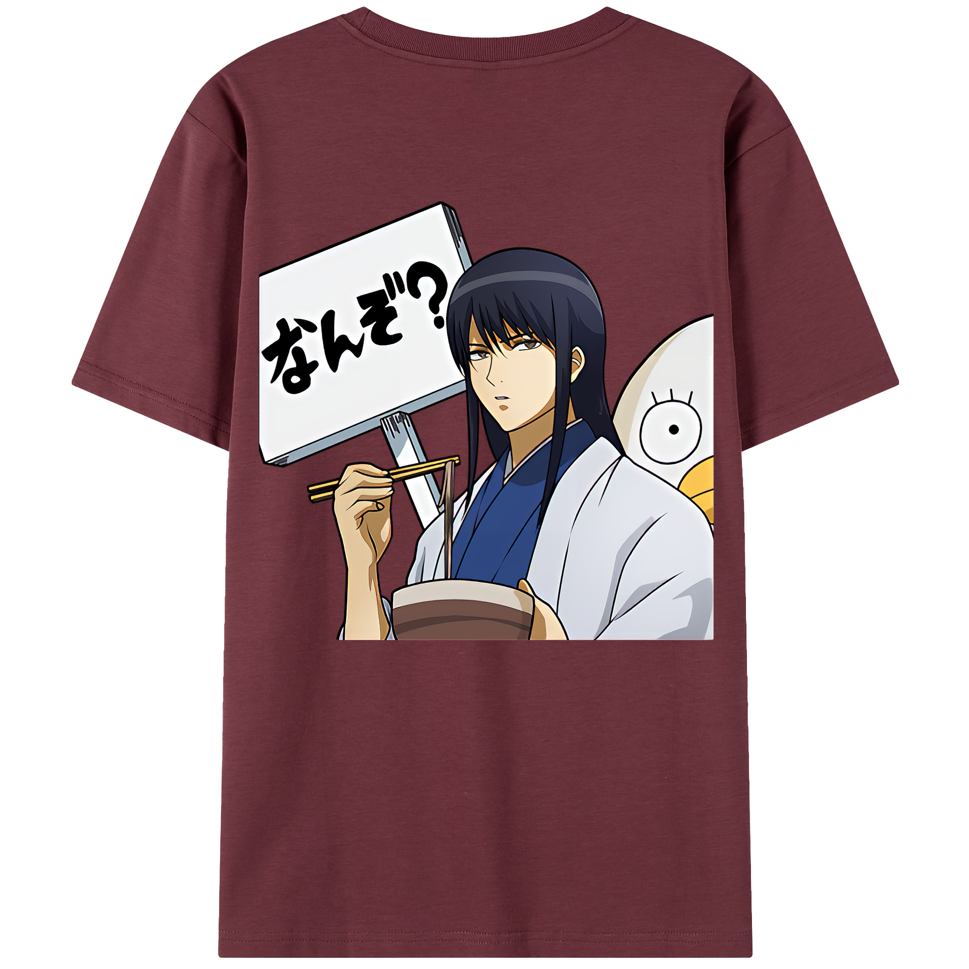（画像用） ぎんたま 坂田銀時（さかたぎんとき） 神楽 志村新八（しむら しんぱち） GINTAMA Sakata Gintoki Kagura Shimura Shinpachi 綿100％半袖Tシャツ（背面プリント）